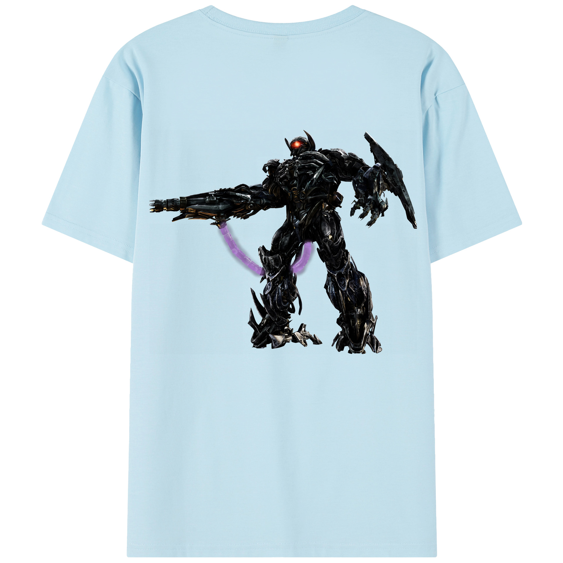 （画像用） Transformers トランスフォーマー 綿100％半袖Tシャツ（背面プリント）